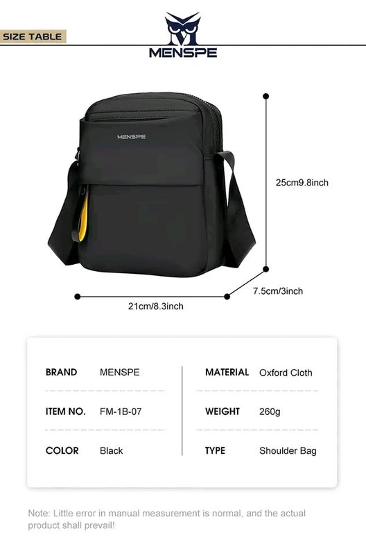 💥MENSPE Men's Shoulder Bag Casual Chest Bag - Image 9