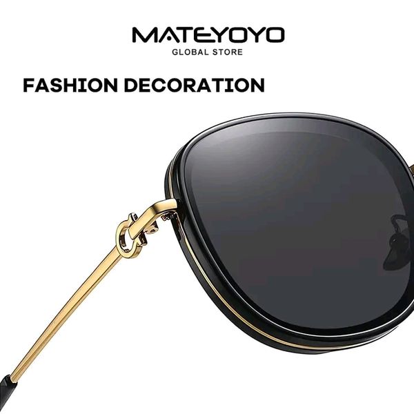 🕶️MATEYOYO Fashion Sunglasses Round Women Eye Sunglasses Korean Style - Image 11
