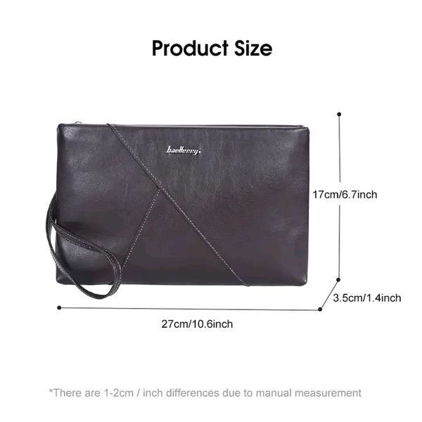 🙋🏻♂️LouisWill Men's Wallet PU Leather Bag - Image 2