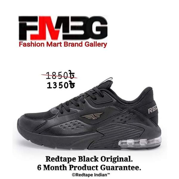 Redtape Black Original indian