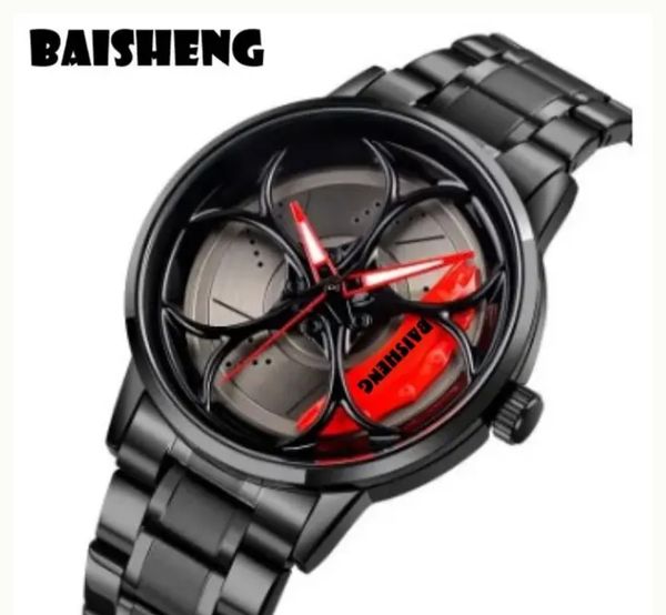 SKMEI 1787 Rotation Wheel Stainless Steel Watch for Men