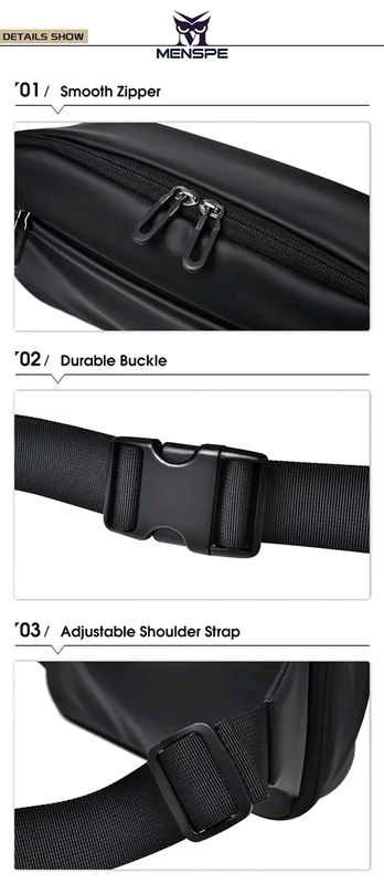 🎖️MENSPE Chest Bag Men Crossbody Bags Men's Fashionable Bag - Image 12