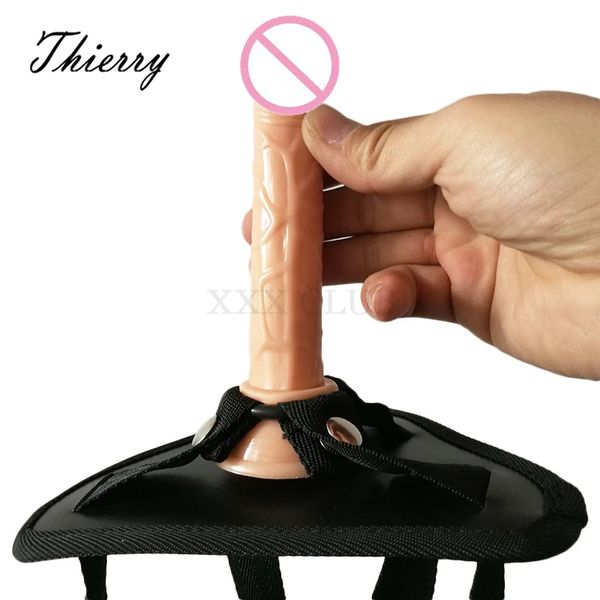 Strap on mini Dildo Panties Strapon Harness Flexible Dong Realistic Penis Sex Toys for Woman Sex Products