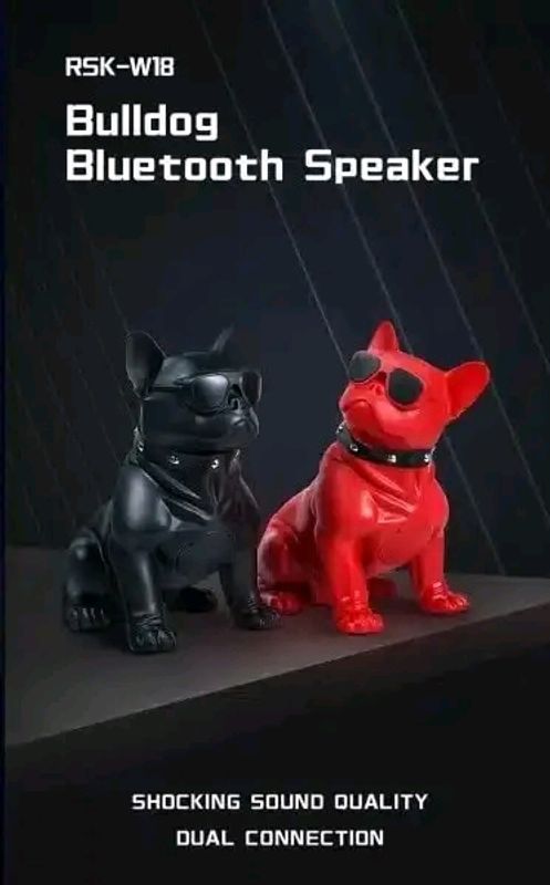 🐶RECCI RSK-W18 BullDog Wireless Speaker with Microphone - Image 2