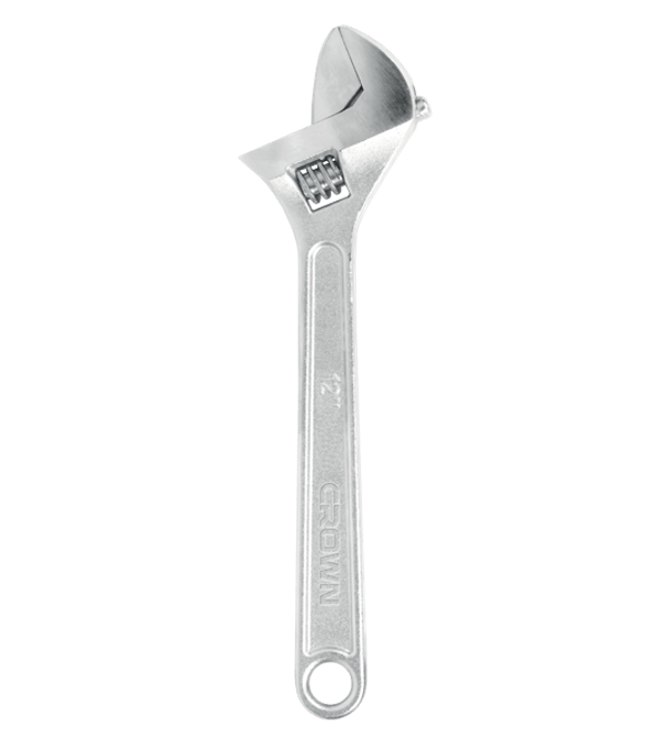 CROWN Professional Adjustable wrenches ( 6" | 8" | 10" | 12" ), Carbon steel; CPHWA-CNA06