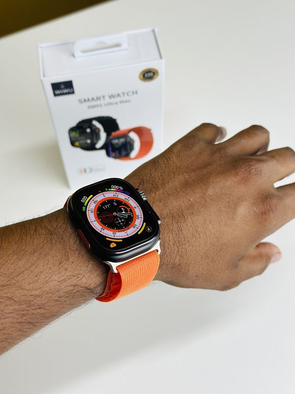 WiWU SW01 Ultra Max Wireless bluetooth Calling Smart Watch with Big Size screen + 2 Strap