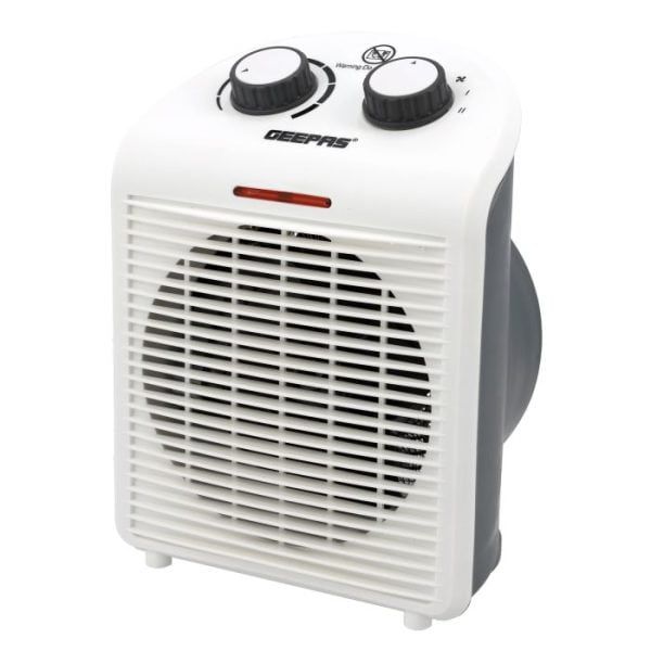 Geepas GFH28520 Fan Heater With 2 Heat Setting .