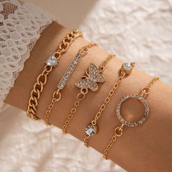 5pcs Butterfly Bracelet Set