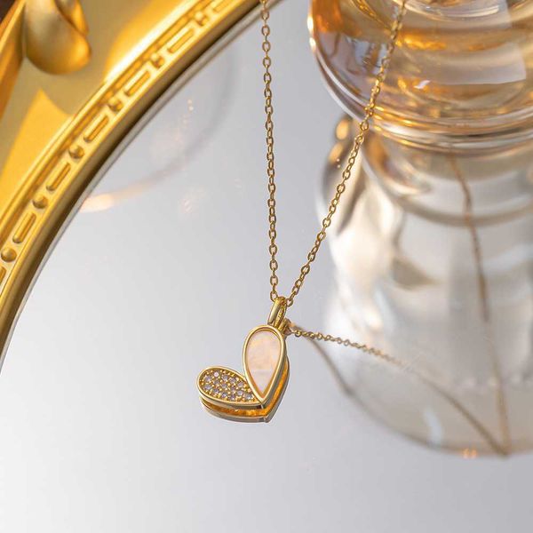 Love Pendent Necklace Purely Stainless SteelColor Guaranteed Up to 12 Months