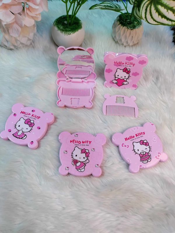 Hello Kitty Mirror comb set