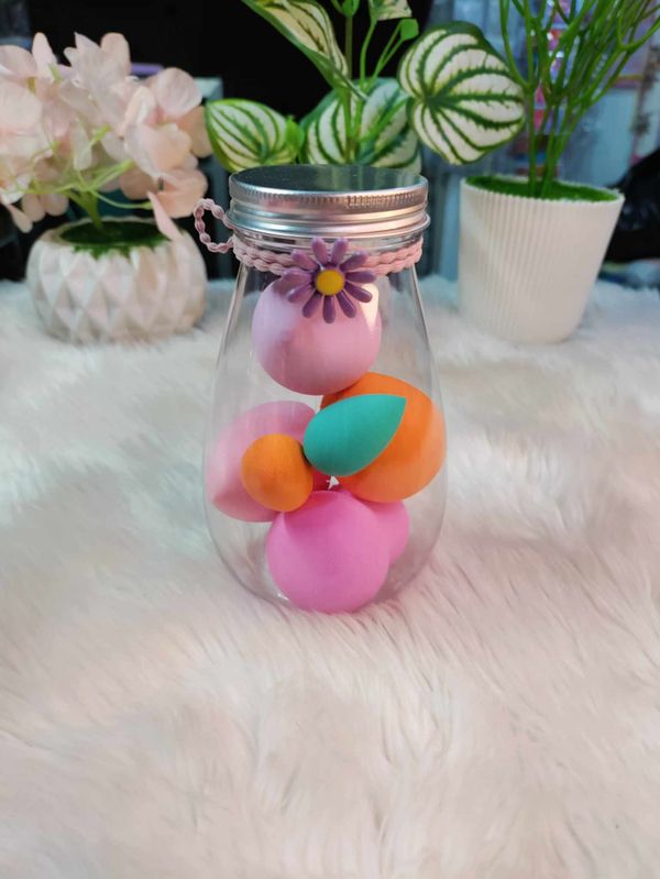 6 pcs puff jar