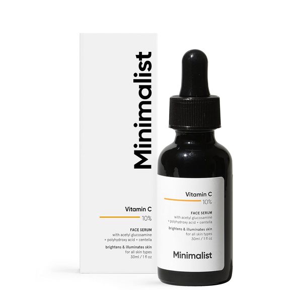 Minimalist 10% Vitamin C Face Serum – For Dull Skin, Dark Spots & Uneven Skin Tone