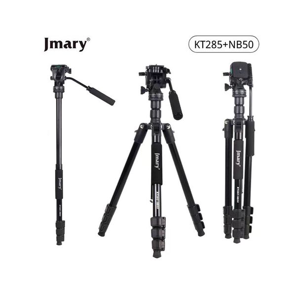 Jmary KT285+NB50 1.77M 2 In 1 Hydraulic head Professional Camera Tripod .