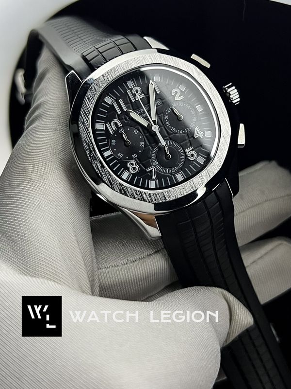 PATEK FIBER BELT CHRONO SILVER CASE