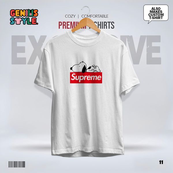 Supreme Premium Drop Shoulder T-shirt - 11