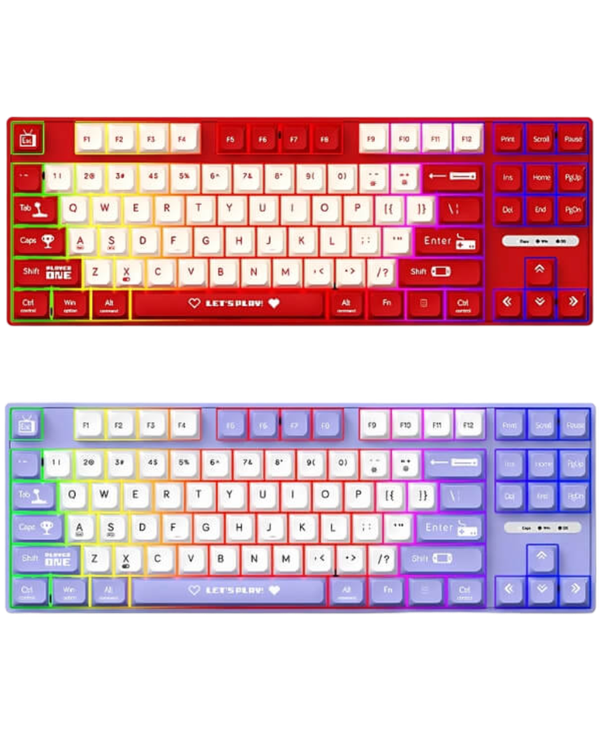 Ajazz AK870 MC Hot-swap Wired Mechanical Keyboard