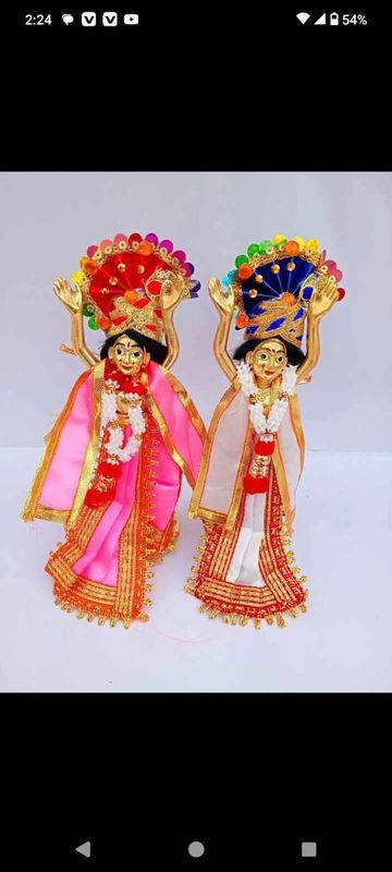 পিতল বিগ্রহ গৌর নিতাই