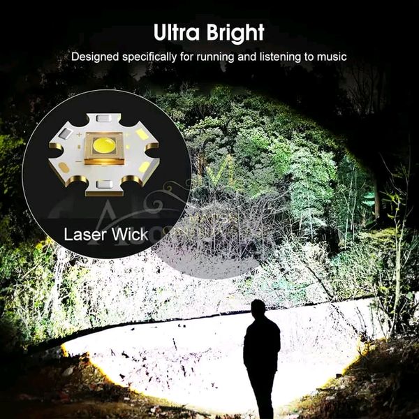 💥Auoyo Multifunctional COB Warning Zoomable Flashlight - Image 7