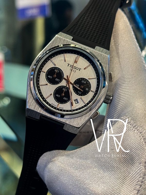 TISSOT PRX FIBER BLACK BELT, PANDA DIAL