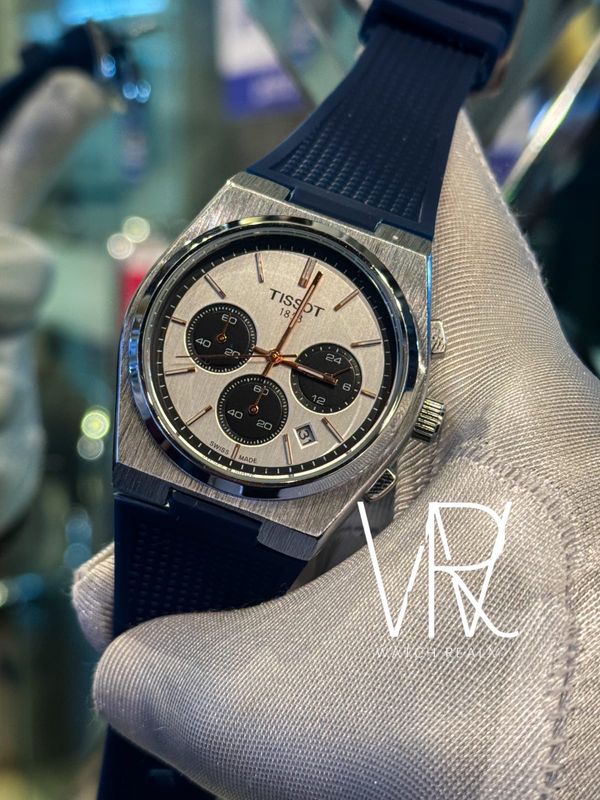 TISSOT PRX FIBER BLUE BELT, PANDA DIAL