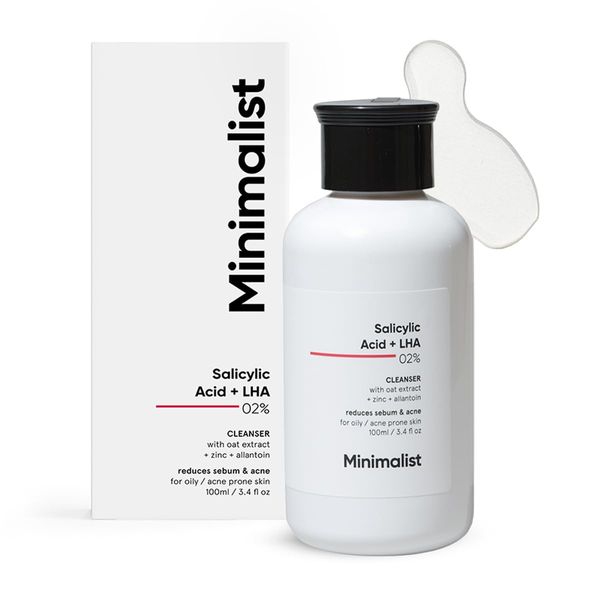 Minimalist 2% Salicylic Acid Face Wash with LHA – For Acne, Pore Cleansing & Oil Control