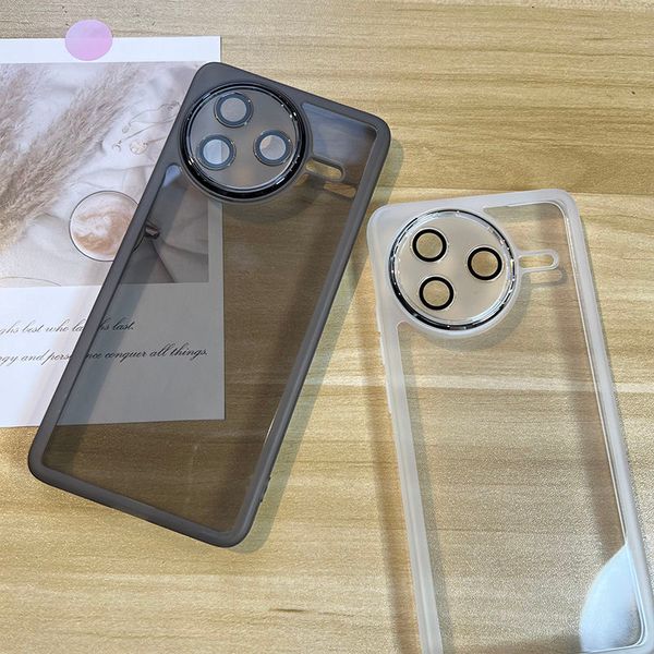 Redmi K80 premium transparent soft case with lens