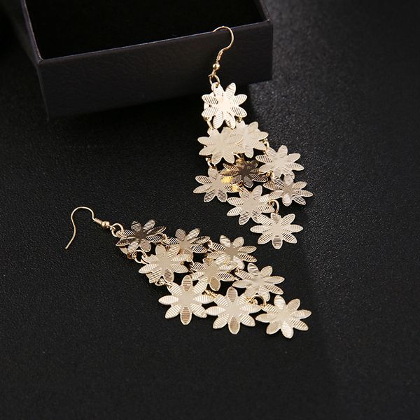 Flower Drop dangle earring