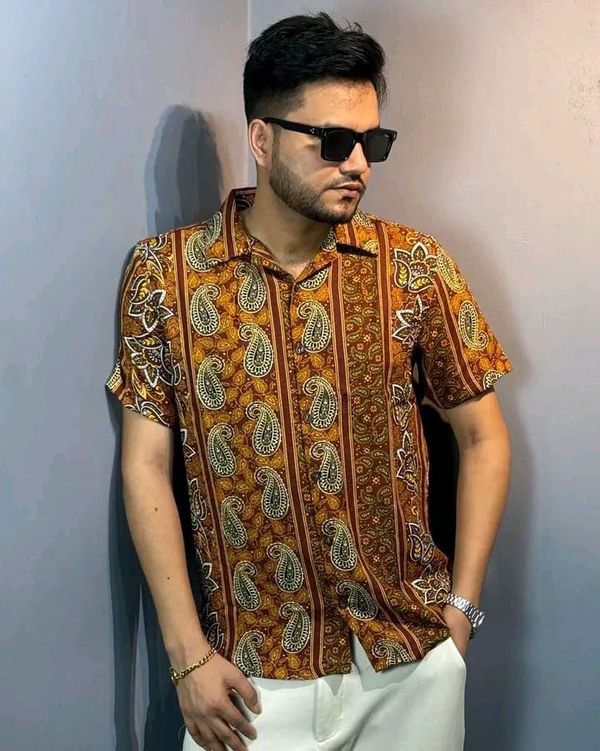 Fancy Cotton Cuban Shirt