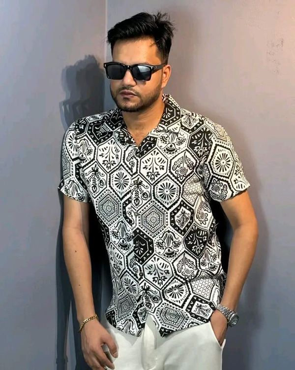 Fancy Cotton Cuban Shirt