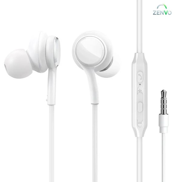 Joyroom JR-EW02 Wired Series In-Ear Wired Earbuds – White