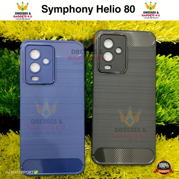 Symphony Helio 80 Back Cover Soft Case Silicone