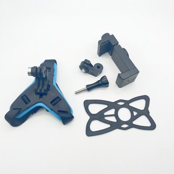 5 in 1 Full Face Chin Mount Holder - Helmet Chin Easily Mountable and Removable Mobile Mount or Holder for Motorcycle Helmet