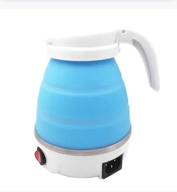 Foldable Travel Electric Kettle-Blue Color