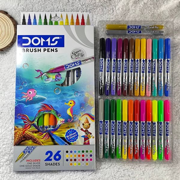 Brush Tip Art Marker - Doms - 26 Shades