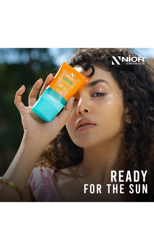 Nior Aqua Splash Sunscreen SPF 50 PA++++ 50ml - Image 5