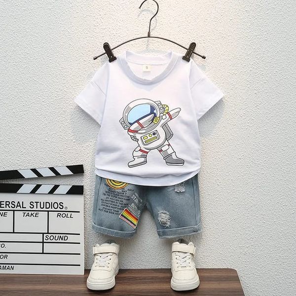 Denim Shorts & T-shirt set