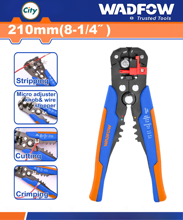 অটোমেটিক ওয়্যার স্ট্রিপার ৩ ইন ১ Wadfow Wire Stripper