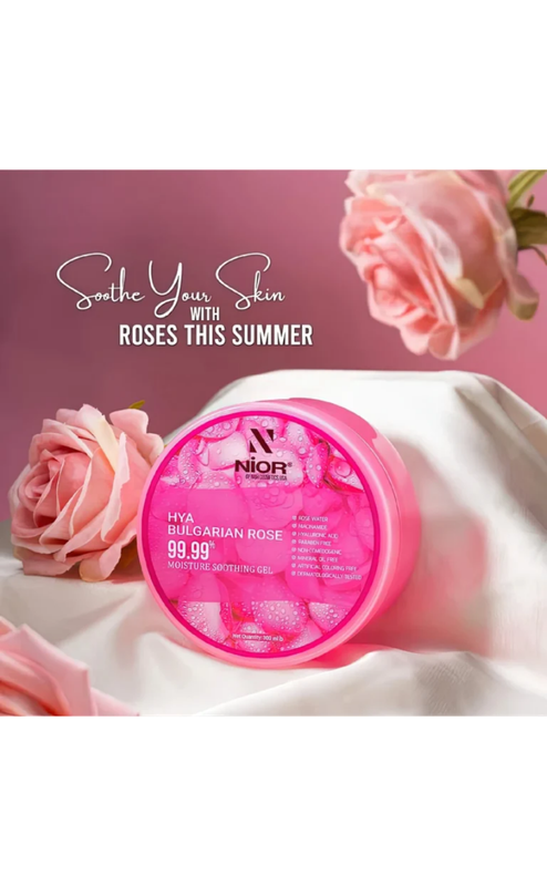 Nior Hya Bulgarian Rose 99.99% Moisture Soothing Gel 300ml - Image 5