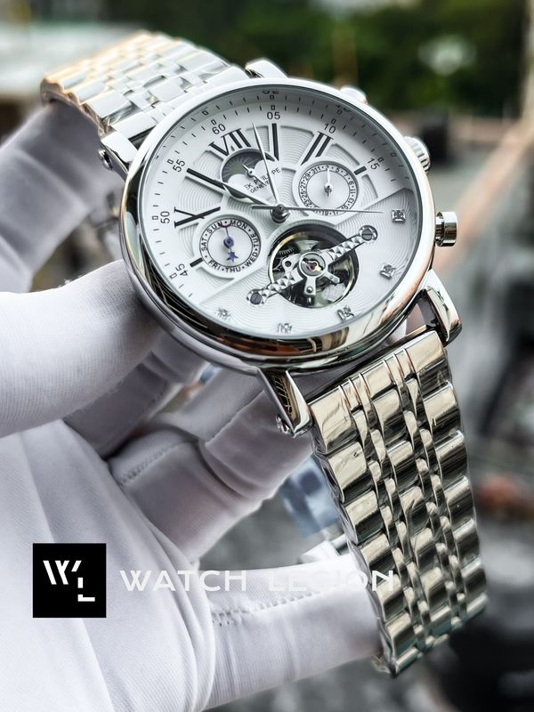 PATEK AUTO CH WHITE DIAL