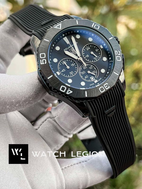 TAG AQUARACER FULL BLACK SIMPLE DIAL