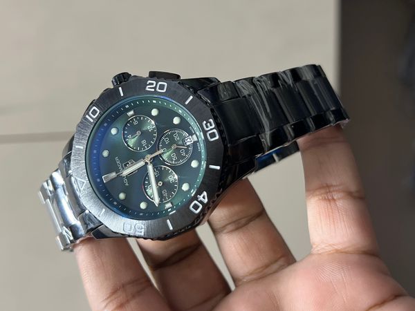 TAG AQUARACER CHAIN BLACK BODY GREEN DIAL