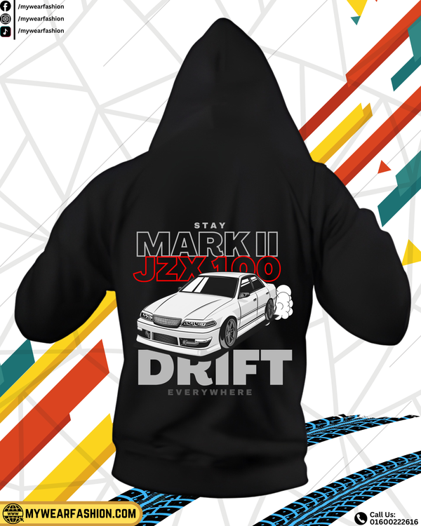 Toyota Mark II JZX100 Premium Oversized Hoodie