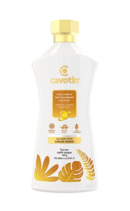 Cavotin Pure Growth Anti-dandruff Shampoo 250ml - Image 1