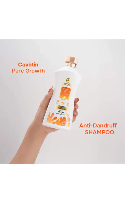 Cavotin Pure Growth Anti-dandruff Shampoo 250ml - Image 2
