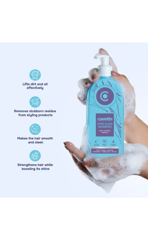 Cavotin Vitro Gloss Shampoo 250ml - Image 4