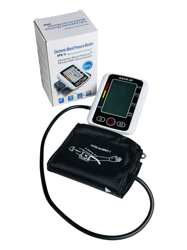 GearUP Electronic Blood Pressure Monitor With Voice Function (BPM-10)