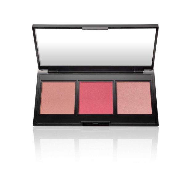 Laura Geller – Eye, Lip & Cheek Palette - Think Pink (Tropical Coral, Subtly Pink, Rose Gold)
