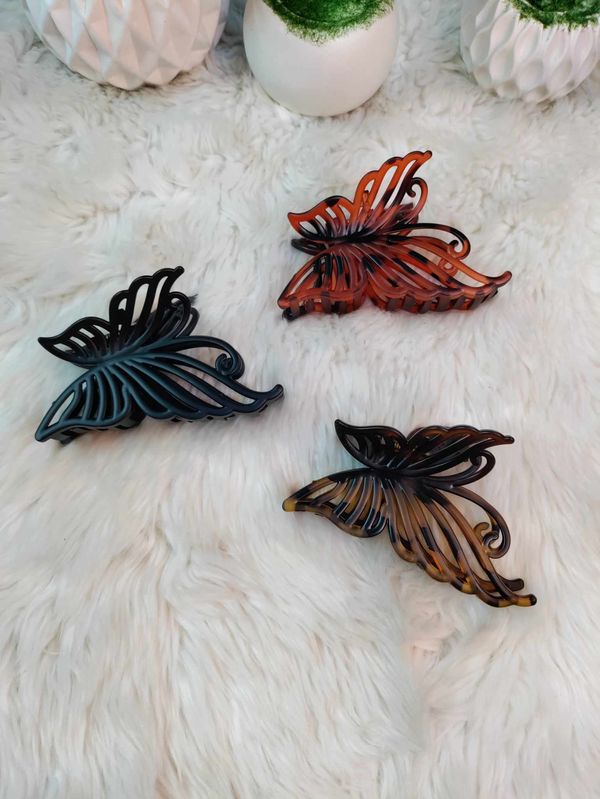 Butterfly Hair claw clip