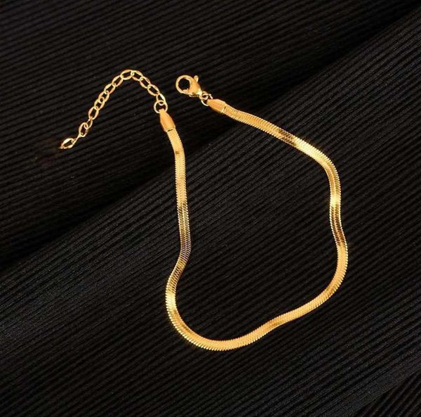 Flat chain anklet simple PayelGood quality