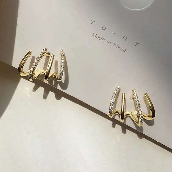 Irregular U shaped earrings